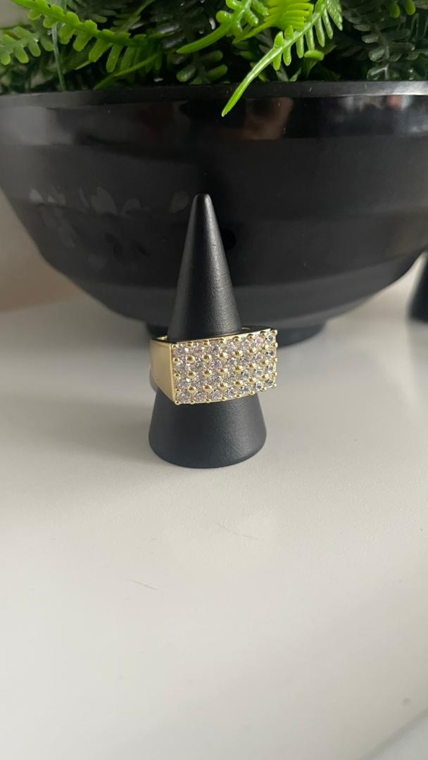 Anillo Brillantes Square