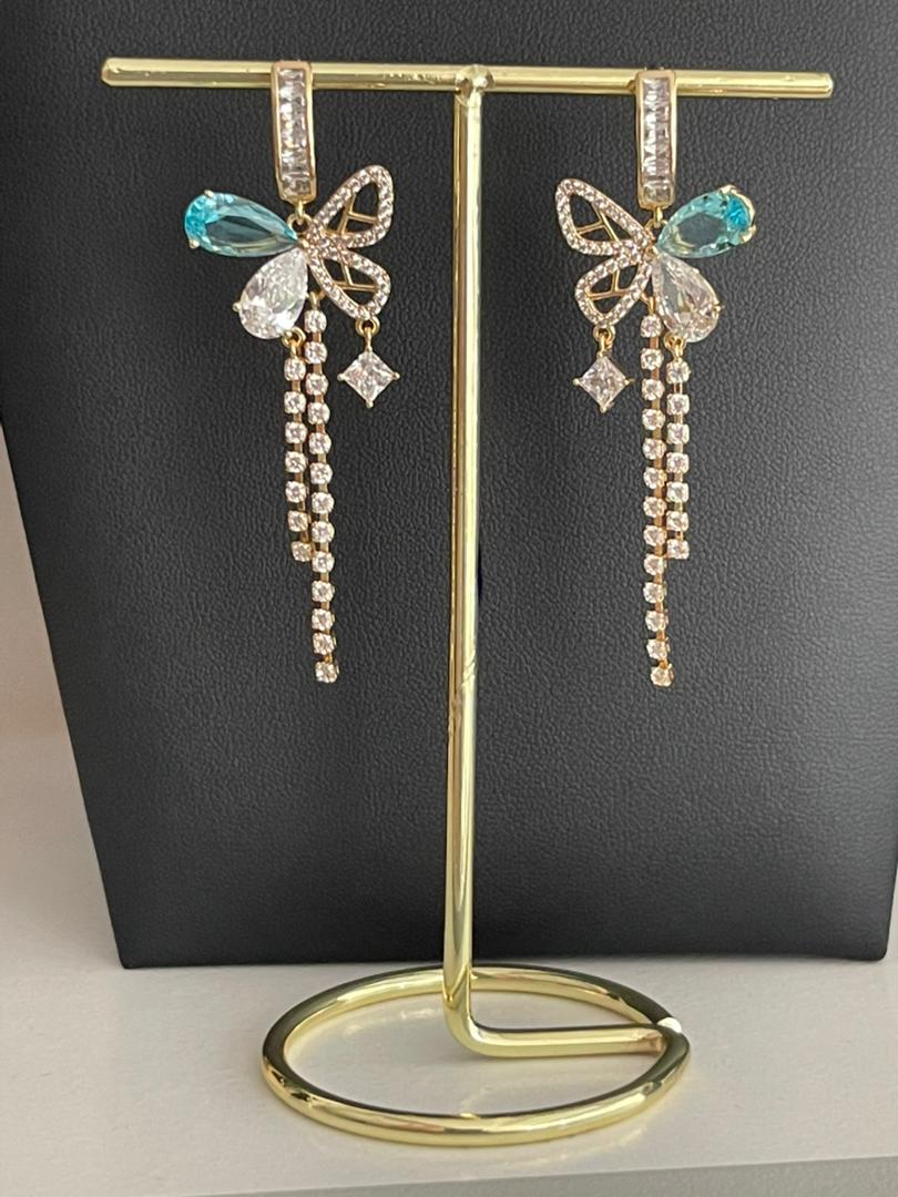 Zarcillos Largos Cristal