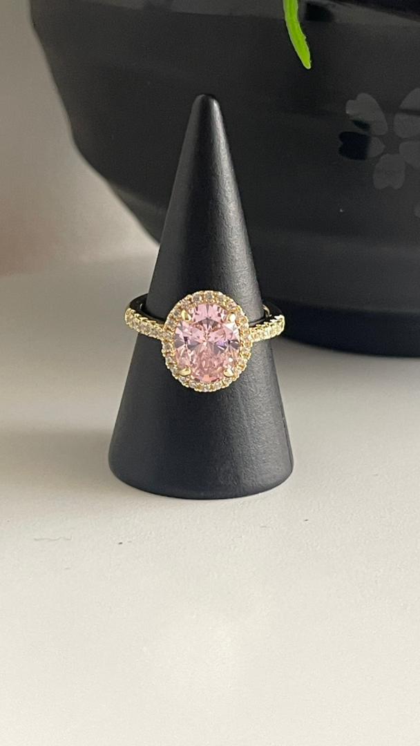 Anillo Rosado Oval