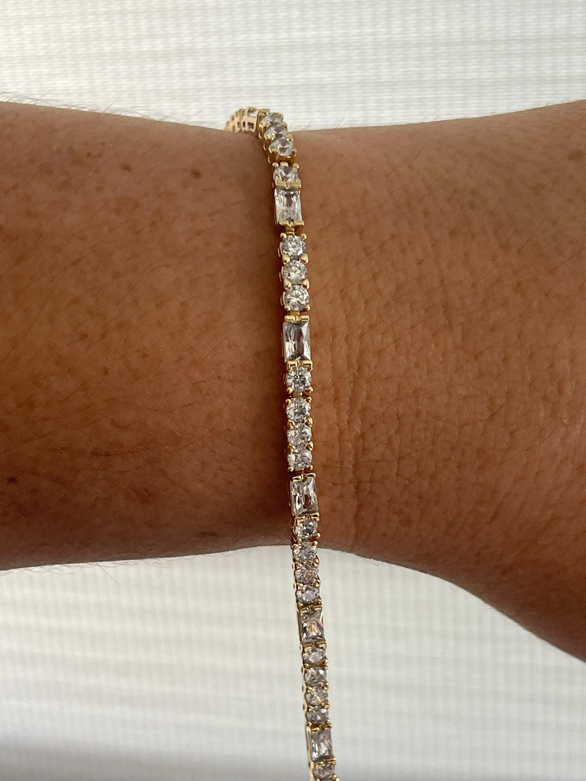 Pulseras Tenis Square Small